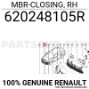 Renault Clio Symbol Joy 2013- Tampon Alt Deflektörü Sağ (Oem No:620248105R)
