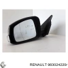 Renault Latitude 2011- Dış Dikiz Aynası Sol Elektrikli Isıtmalı Astarlı Sinyallı Sensörlü Kör Noktalı-9P (Oem No:963024220R)