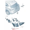 Vw Aro An2016- Stop Lambası Dış Sağ  (Oem No:6F9945096B)