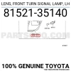 Sinyal Lambası Hilux 1998-2001 Krom Sol (Oem No:8152135140)