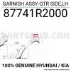 Dodik Stonic Arka Çamurluk Çıtası 2018-2021 Sol (Oem No:87741H8400)