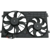 Volkswagen Touran- 2003-2007  Radyatör Ve Klima Fan Davlumbazı Komple Çiftli (Motorlu) (Oris) (Oem No:1K0121205Ab)