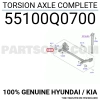 Hyundai i20 2021 sonrası arka travers (dingil) Oem No (55100Q0200)