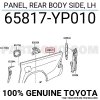 toyota hilux- pıck up- 2020-2024  arka çamurluk sağ dodık delıklı (adventure/hı cruıser)(tw) Oem No (65816YP010)