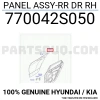 Hyundai ix35 2010-2015 Arka Sağ Kapı (Bant Delikli) Oem No (770042S020)