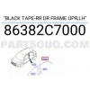 Hyundai i20 2015-2018 Arka Sol Kapı İskelet Şeridi Oem No (86381C7000)