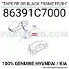 Hyundai i30 2007-2011 Arka Sağ Kapı İskelet Şeridi Oem No (863912L000)