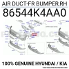 Hyundai Tucson 2021 Sonrası Hava Kanalı Ön Tampon Sağ Oem No (86544N7000)