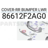 Hyundai Tucson 2019-2020 alt arka tampon Oem No (86612D7800)