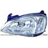 Opel Corsa C 2004-2006 Far Elektrikli Sol Oem No (93173253)