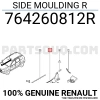 Renault Duster 2010- Marşbiyel Bakaliti Sağ Oem No (764266145R)