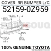 Corolla 2019- Arka Tampon Oem No (52159-0Z959(Sa))