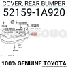 Corolla 2002-2005 Sedan Arka Tampon Oem No (52159-1A850)