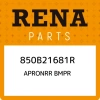 Captur Arka Tampon 2017- Oem No (850B21681R)