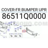 İ20 Ön Tampon 2024- Oem No (86511Q0Ga0)