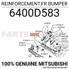 Mitsubishi Outlander Ön Tampon Demiri  Üst 2012- (Oem No:  6400D583)