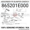 Hyundai Accent Ön Tampon Darbe Emici 2006- (Oem No:  865201E000)