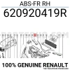 Renault Captur Ön Tampon Darbe Emici Sağ 2012-  (Oem No:  620920419R)