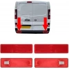 Renault Master Arka Tampon Reflektörü Set 1998- (Oem No:  7700353184)