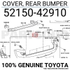 Toyota Rav 4 Arka Tampon Astarlı 2009- - (Oem No:  5215042910)