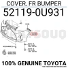 Toyota Yaris Ön Tampon 2017-20 (Oem No:  521190U931)