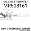Mitsubishi Pajero Ön Tampon 2001 2002- (Oem No:  Mr508162)