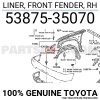 Toyota Hilux Ön Çamurluk Davlumbazı Sağ 2001-2003 (Oem No:  5387535070)