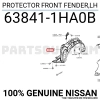 Nissan Micra Ön Çamurluk Davlumbazı Sol 2010- (Oem No:  638411Ha0B)