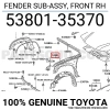 Toyota Hilux Ön Çamurluk Delikli Sağ 2001 2003- (Oem No:  5380135370)