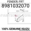 İsuzu Dmax Ön Çamurluk 4X4 Sağ 2012-2019 (Oem No:  8981032070)
