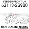 Nissan Pıckup D22 Ön Çamurluk Sol 1997-2001 (Oem No:  631132S900)