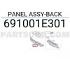 Hyundai Accent Arka Panel 2006-2012  (Oem No:  691001E301)
