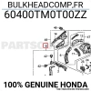 Honda City Ön Panel 2009-  (Oem No:  60400Tm0G00Zz)