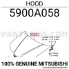Mitsubishi Outlander Motor Kaputu 2003-2006 (Oem No:  5900A058)
