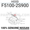 Nissan Pıckup D22 Motor Kaputu 1997-2001 (Oem No:  F51002S900)