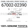 Toyota Corolla Ön Kapı Sol 2013- (Oem No:  6700202390)