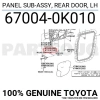 Toyota Hilux Vıgo Arka Kapı Sol 2005 -2009  (Oem No:  670040K010)