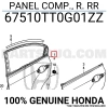 Honda Civic Arka Kapı Sağ 2012- 2016- (Oem No:  67510Tt0G01Zz)