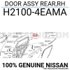 Nissan Qashqai Arka Kapı Sağ 2013- (Oem No:  H21004Eama)