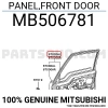 Mitsubishi L300/H100 Ön Komple Kapı Sol 1998-2010 (Oem No:  Mb506781)