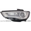 Audi A3 Ön Far Elektrikli Motorlu Sıyah Ledlı Xenon Tip Sol 2013-2016  (Oem No:  8V0941043C)
