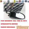 Fiat Seıcento Dış Ayna Kab.Mat Siyah Sağ 1998-2000  (Oem No:  71713838)