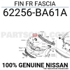 Nissan Juke Ön Gündüz Farı Yuva Sacı Sağ 2011- (Oem No:  62256Ba61A)