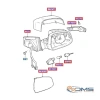 Ford Mondeo Dış Ayna Elektrikli Isıtmalı Sinyalli Astarlı Sol 2011-2014 (Oem No:  Bs7117683Tb)
