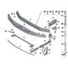 Bmw X1 2015-2018 Ön Tampon Demiri (Alüminyum) (Adet) (Oem No:51117342439)