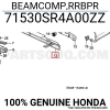 Honda Civic Arka Tampon Demiri Sedan 1992-1995 (Oem No:  71530Sr4A00Zz)