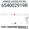 Renault Megane- 4- Sd- 2021-2024; Kaput Menteşesi Sol Oem No: (654002919R)