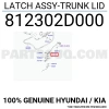 Elantra 2001 2003 Bagaj Kilidi  (Oem No:812302D000)