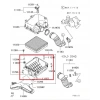Mitsubishi L200 2006-2015 Pıck Up - Hava Filtre Kutusu Alt Parça (Orijinal) (Oem No: Mn135613T)