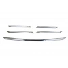 Renault Megane 4 2016-2020 - Sd/Hb - Ön Panjur Üst Çıtası Nikelajı Set (5 Parça) (Yapışkanlı) (Oem No: 7711823842)